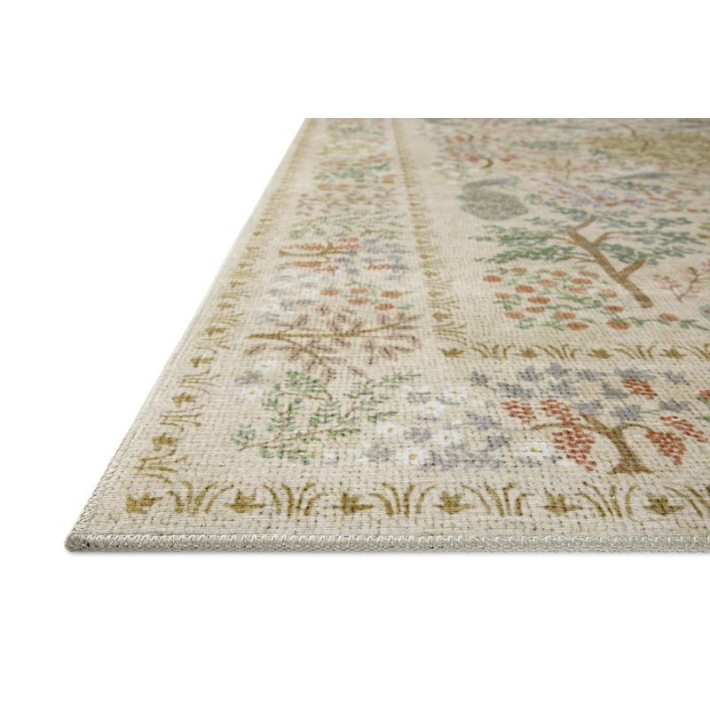 Rifle Paper Co. x Loloi Canopy Cream Area Rug & Reviews | Wayfair